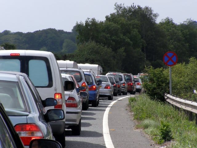 Bank holiday traffic