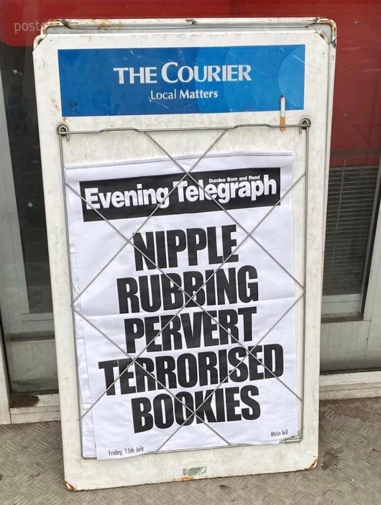 Disturbed nipple-fetishist terrorised bookmakers