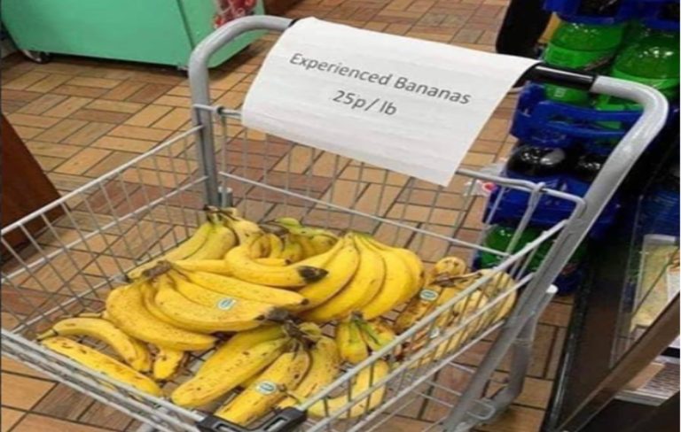 Sainsbury’s bananas for ‘experienced’ shoppers only