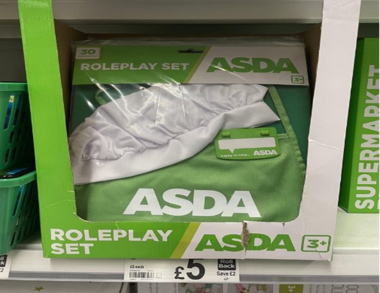 Check yourself out in the ASDA ‘Roleplay’ Set