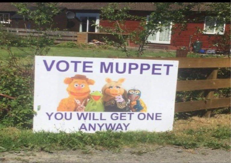 British election turns into The Muppet Show