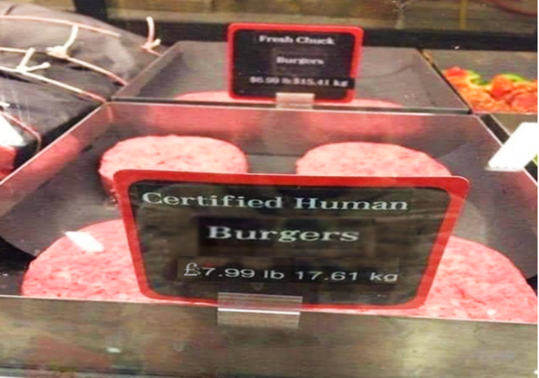 Suffolk shopkeeper caught selling HUMAN BURGERS