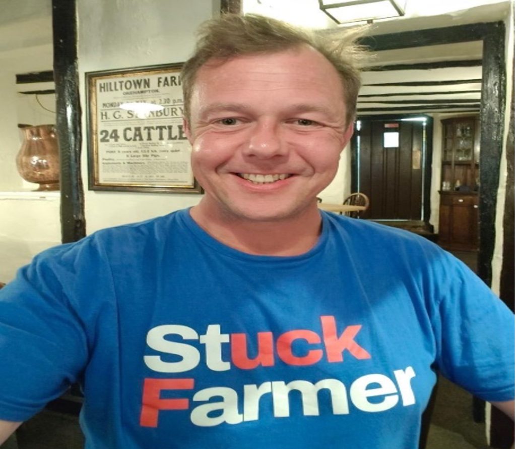 All eyes on “Stuck Farmer” T-Shirt as Labour ducks agriculture budget questions