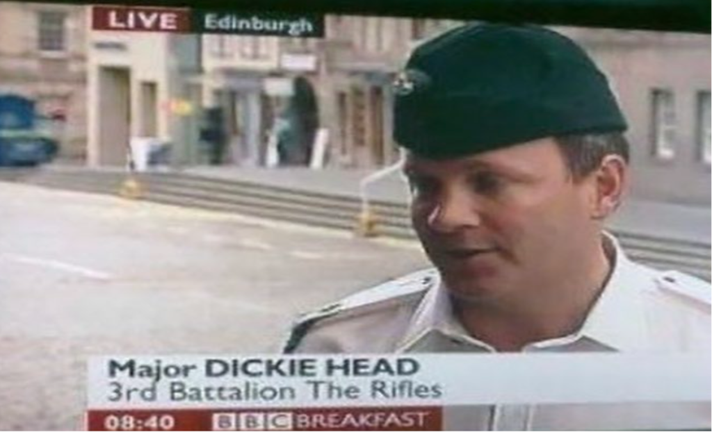 Military Major’s helmet Shines as Bright as his Medal