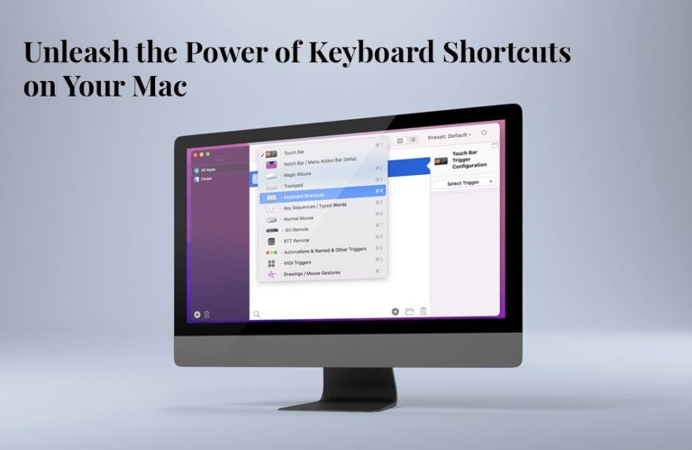 Unleash the Power of Keyboard Shortcuts on Your Mac